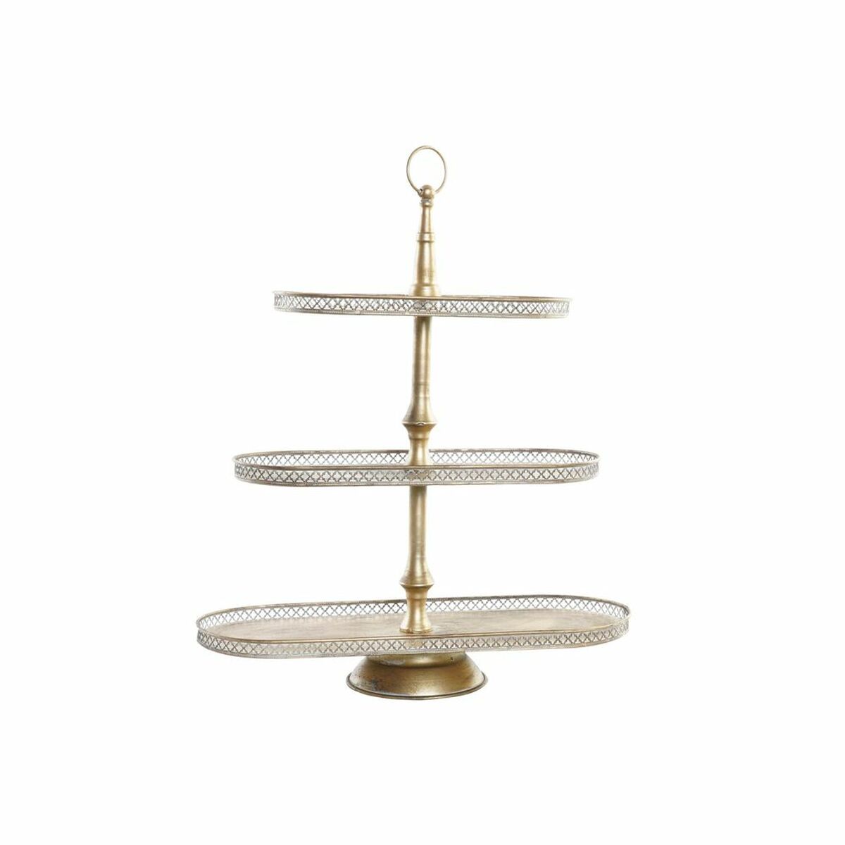 Pöytäkoriste DKD Home Decor 43 x 17 x 53 cm Kullattu Metalli