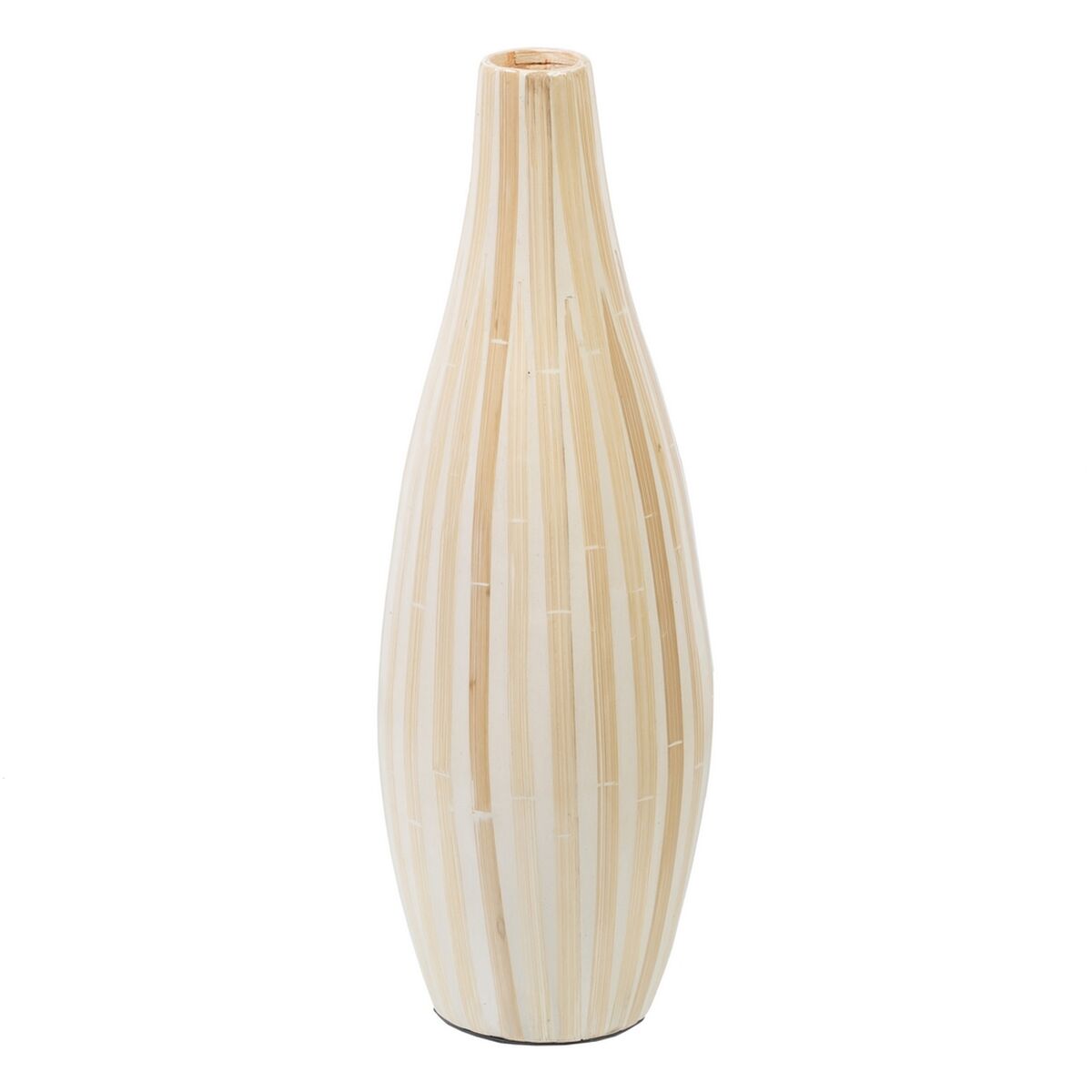 Maljakko 15 x 15 x 44 cm Beige Bambu
