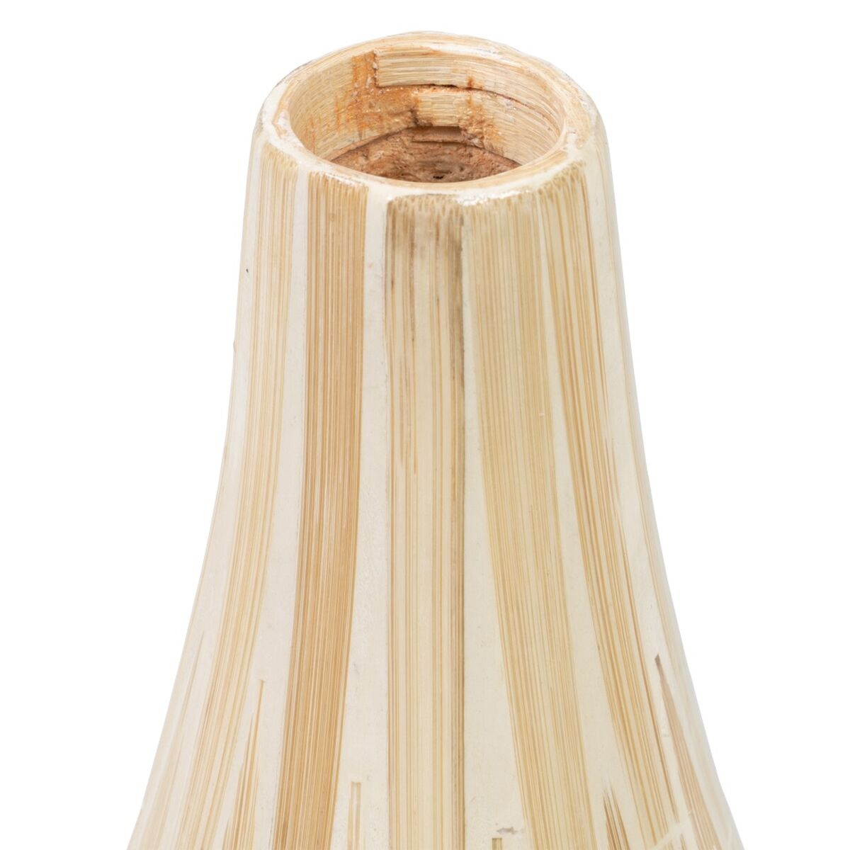 Maljakko 15 x 15 x 44 cm Beige Bambu