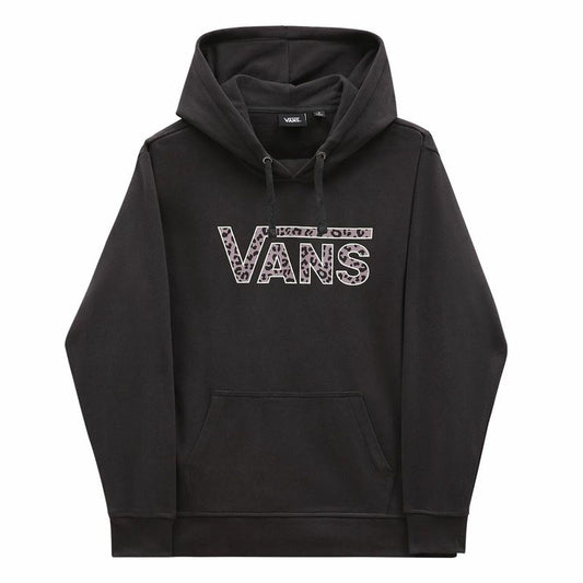 Naisten huppari Vans Drop V Cheetah Fleece Musta
