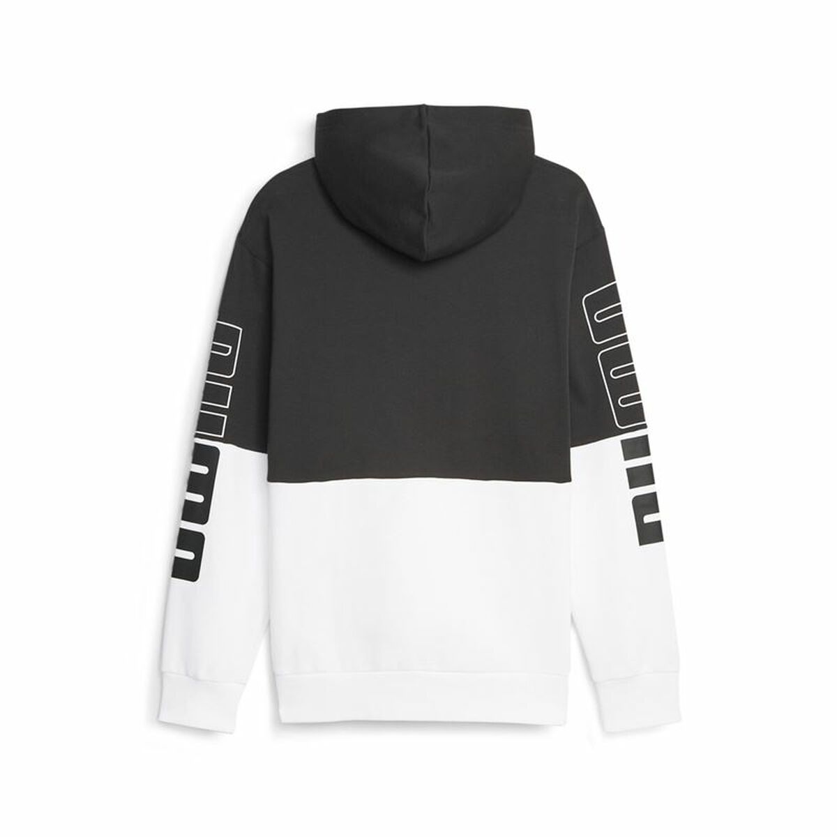 Miesten huppari Puma Power Colorblock Musta/valkoinen