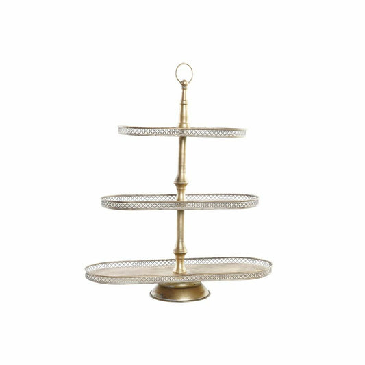 Pöytäkoriste DKD Home Decor 43 x 17 x 53 cm Kullattu Metalli