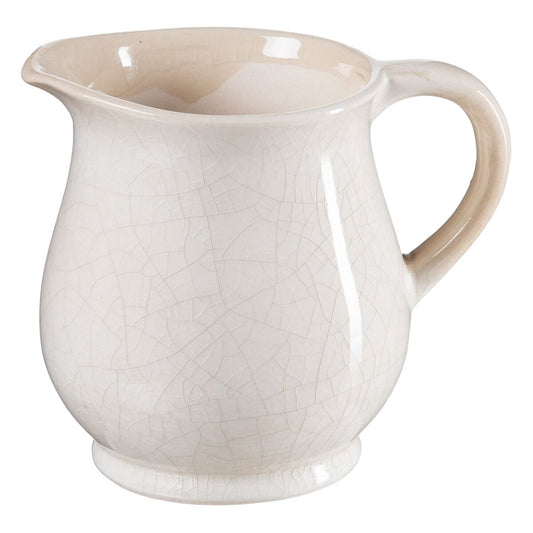 Maljakko 20 x 15 x 17,5 cm Keraminen Beige