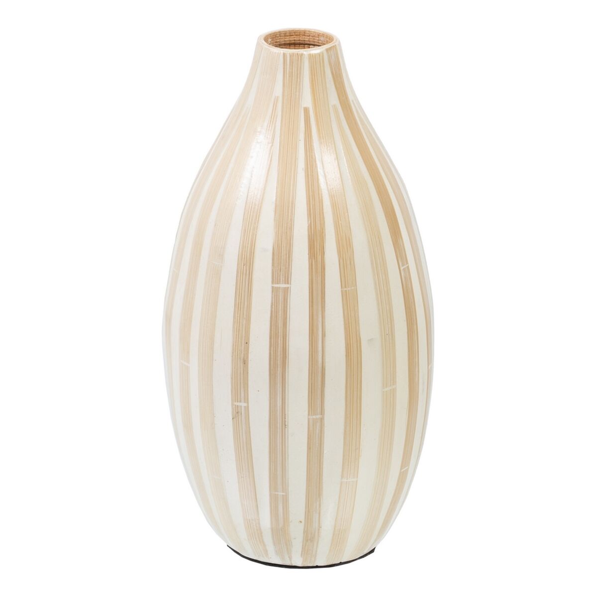 Maljakko Beige Bambu 15 x 15 x 30 cm