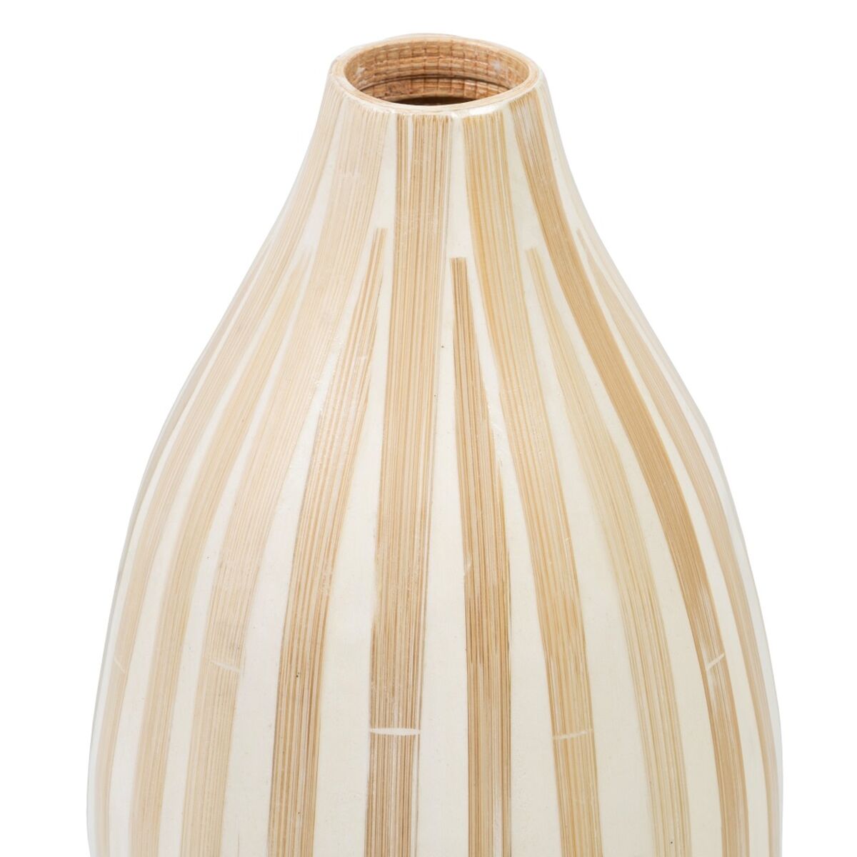 Maljakko Beige Bambu 15 x 15 x 30 cm